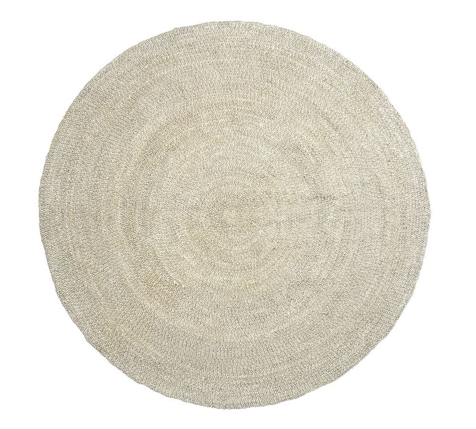 Round Jute Rug Grey Pottery Barn Australia